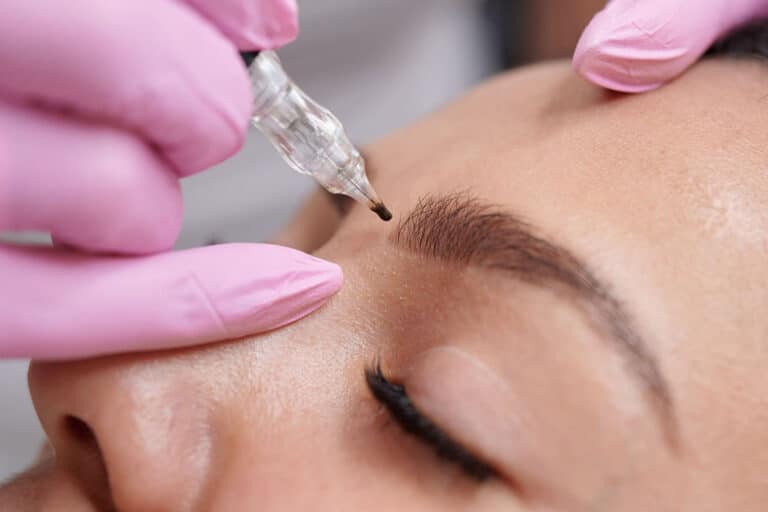 Poorly executed microblading can lead to permanent scarring, patchy brows, and discoloration of the skin