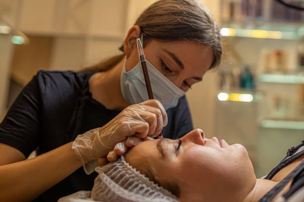 Research the microblading professional's portfolio and previous work before committing to a treatment