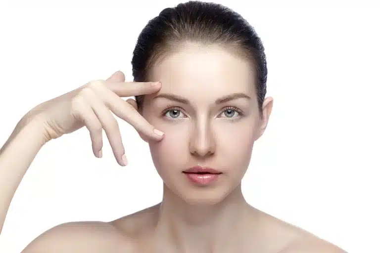 The procedure involves making small incisions above the eyebrows to lift and tighten the skin, creating a more youthful appearance.