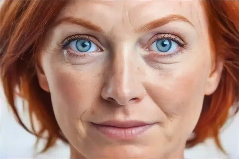Blepharoplasty surgery before and after comparison