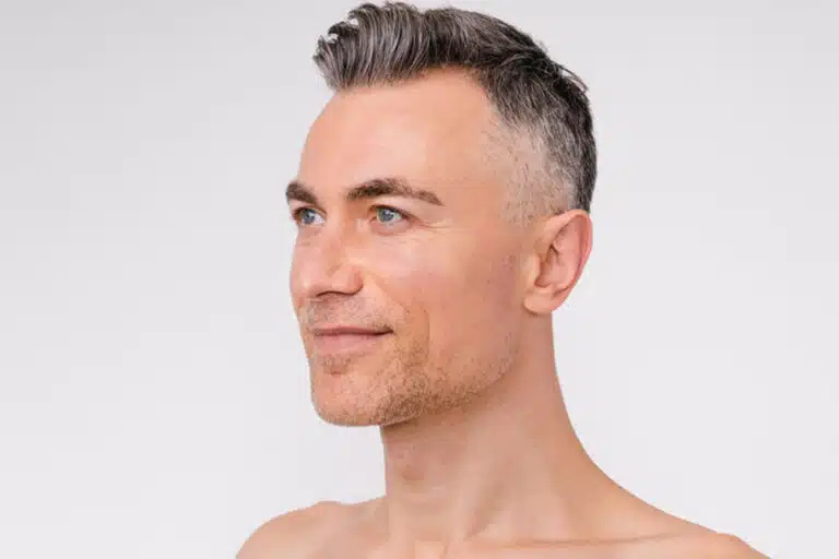 The procedure is minimally invasive, using small incisions to remove excess fat and improve facial contours.