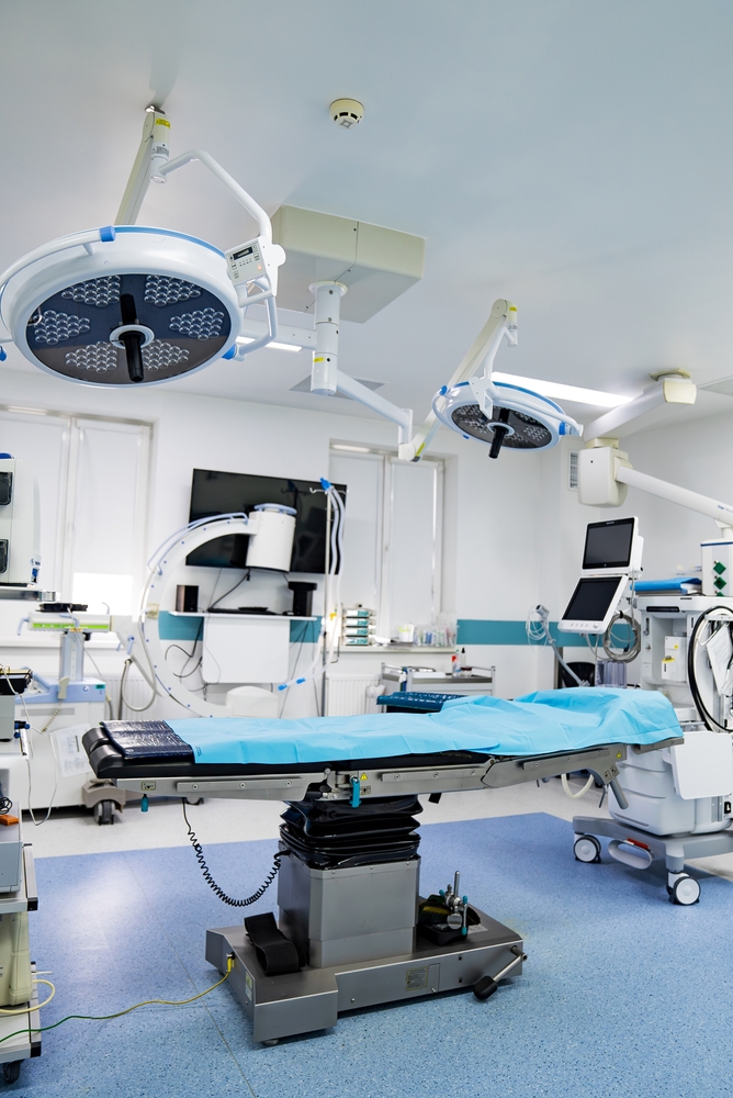 Accredited surgical facility used for rhinoplasty procedures with professional medical equipment.
